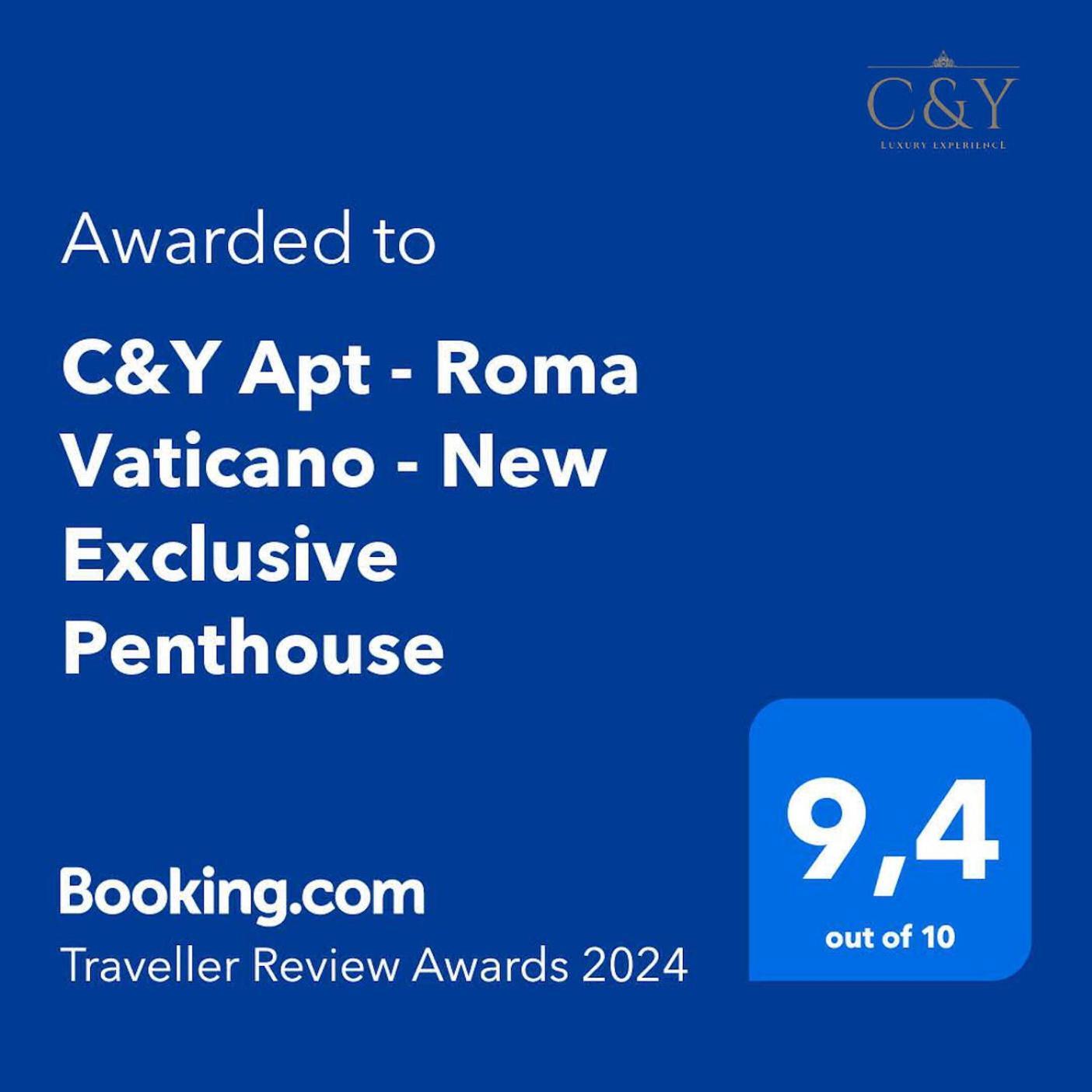 C&Y Apartments - Roma Vaticano St Peter - Luxe Penthouse Flat Exterior photo